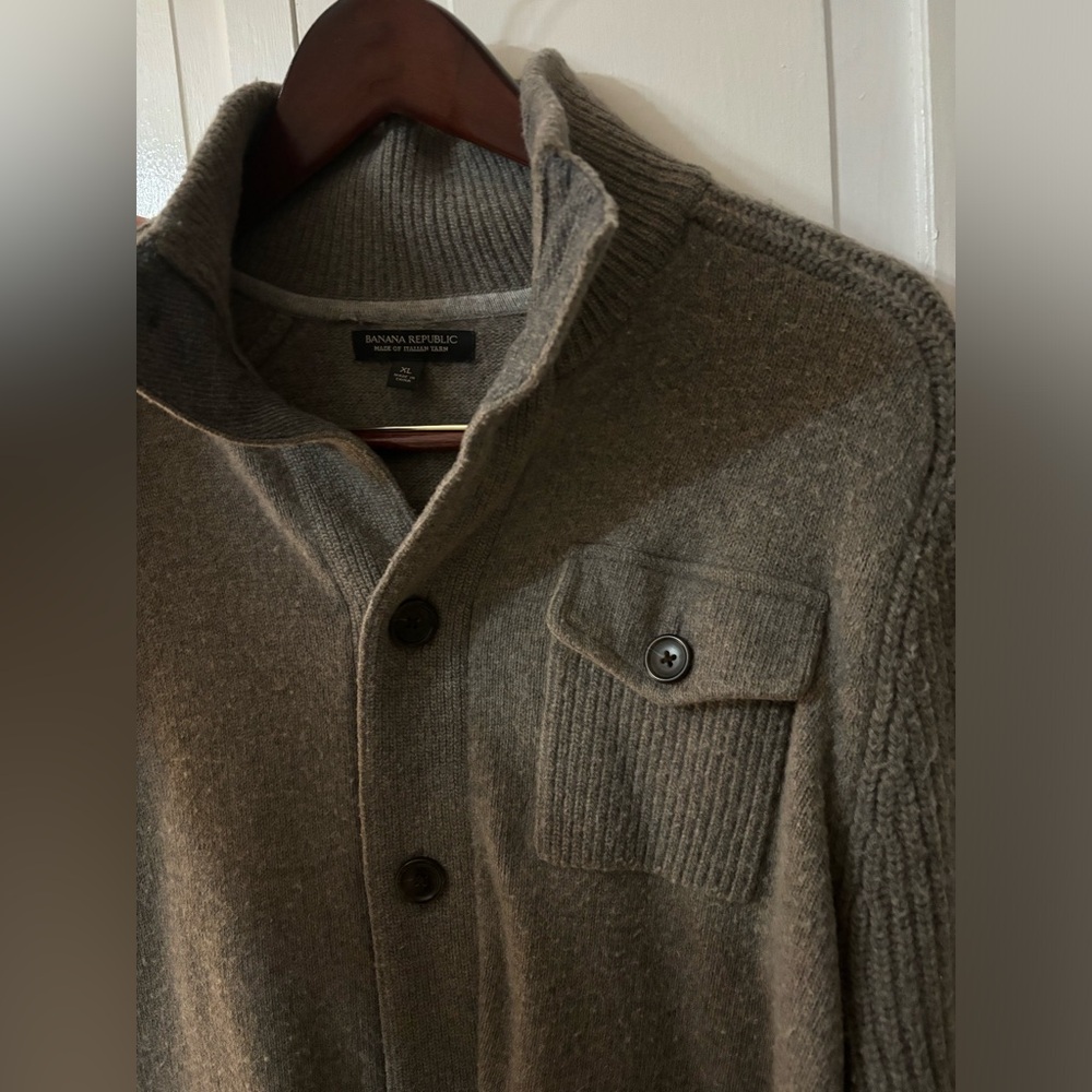 Banana Republic button down sweater